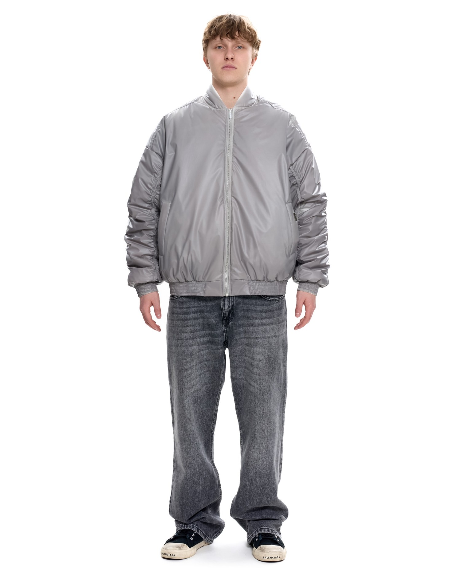 Мужской бомбер с эффектом термохрома