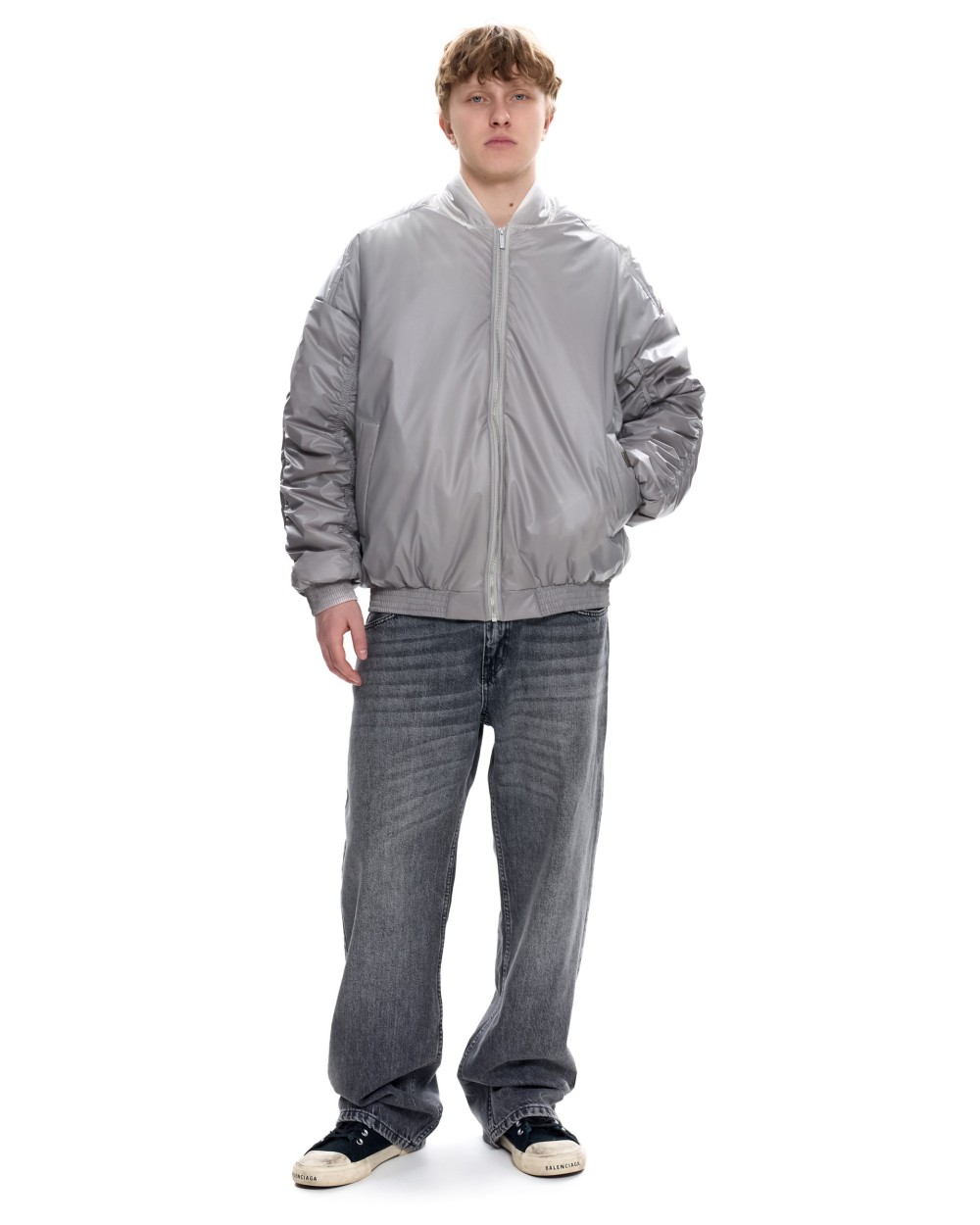 Мужской бомбер с эффектом термохрома