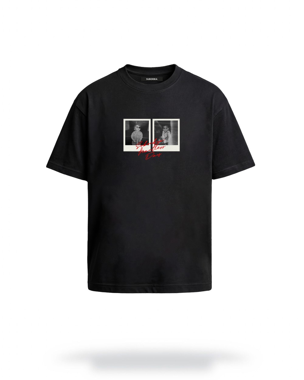 Футболка SUBORBIA + YOU SAINT HEARTLESS Black