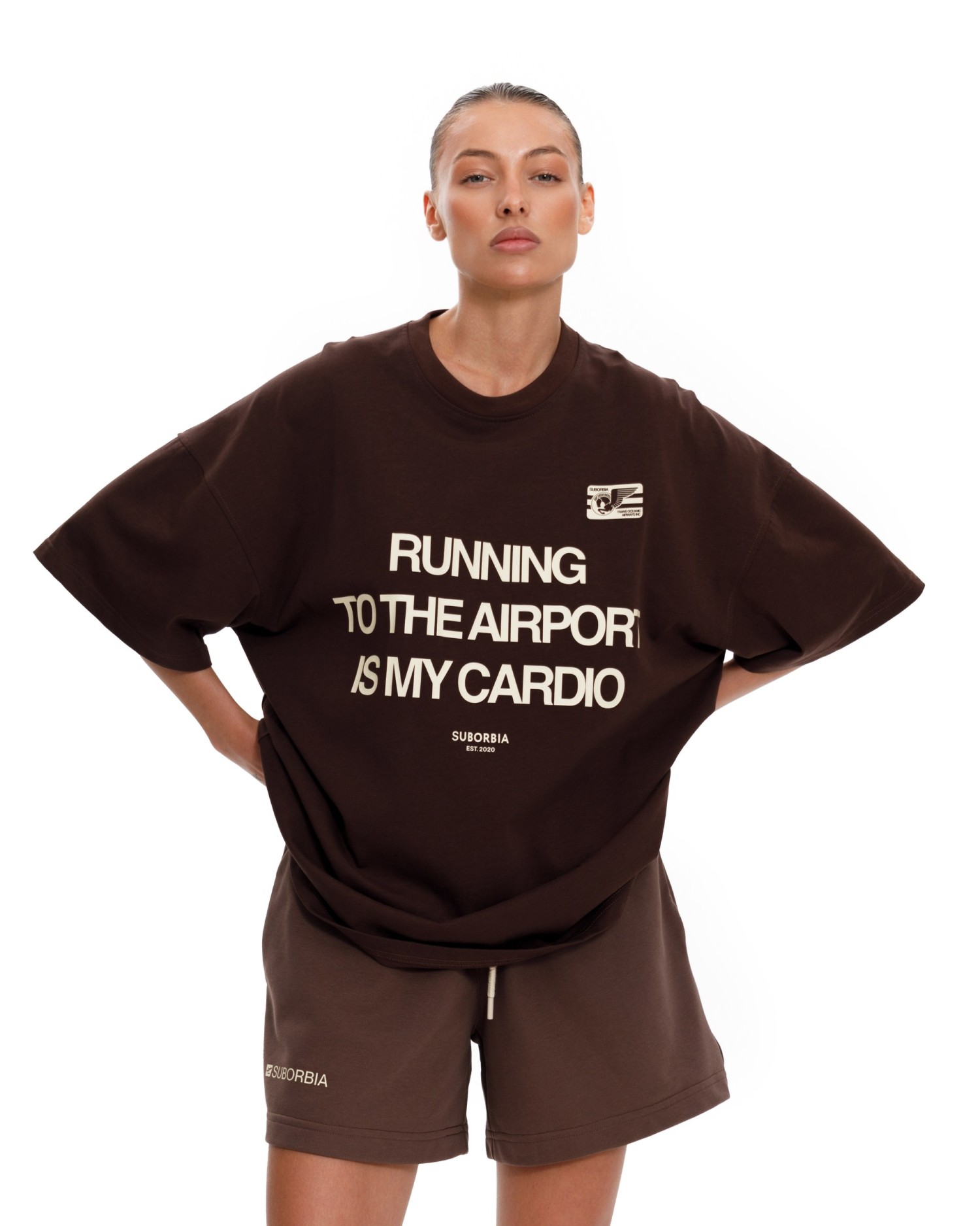 Футболка RUNNING CARDIO Brown