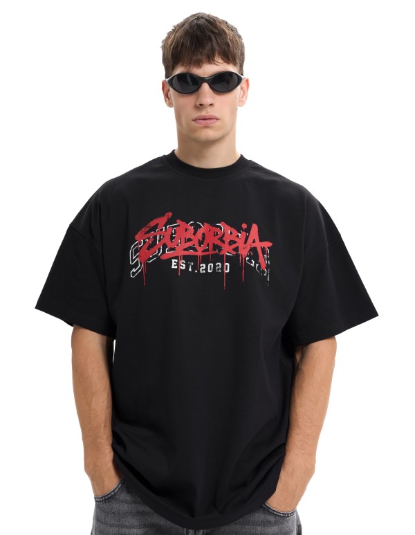 Футболка VANDAL MEN  Черный-Красный
