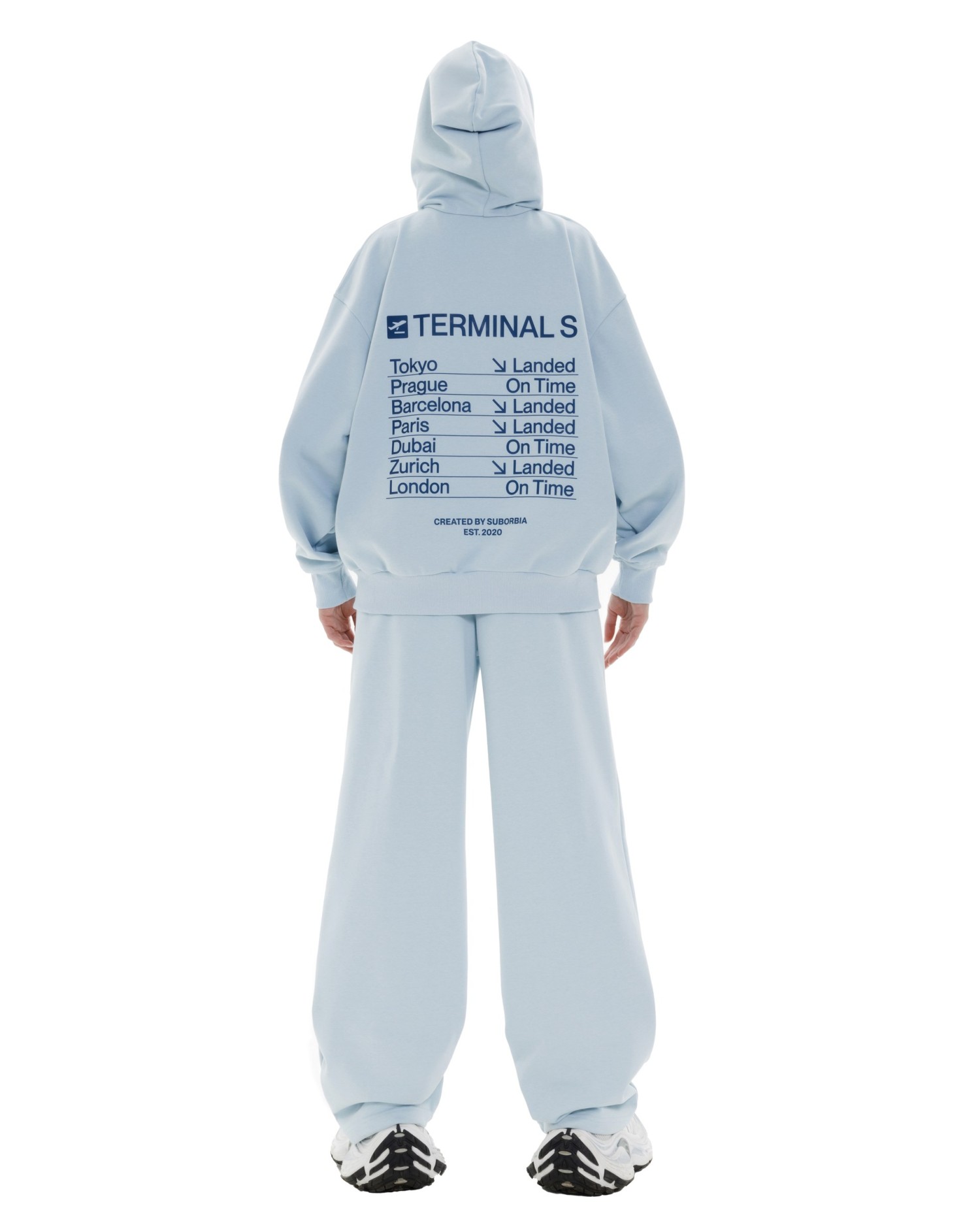 Худи ZIP TERMINAL S `25 Light blue