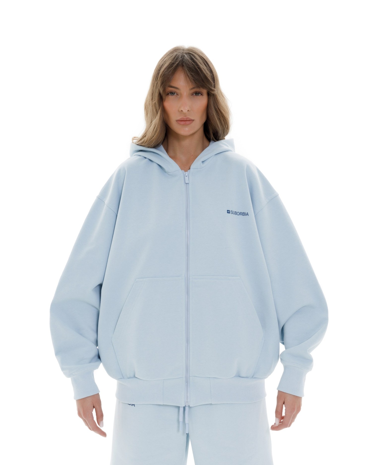 Худи ZIP TERMINAL S `25 Light blue