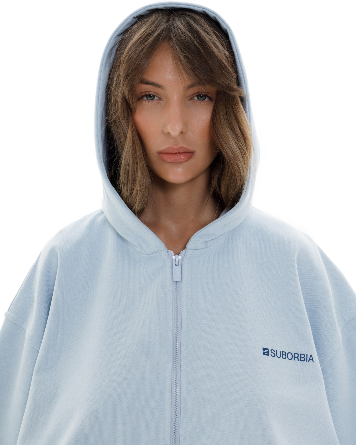 Худи ZIP TERMINAL S `25 Light blue
