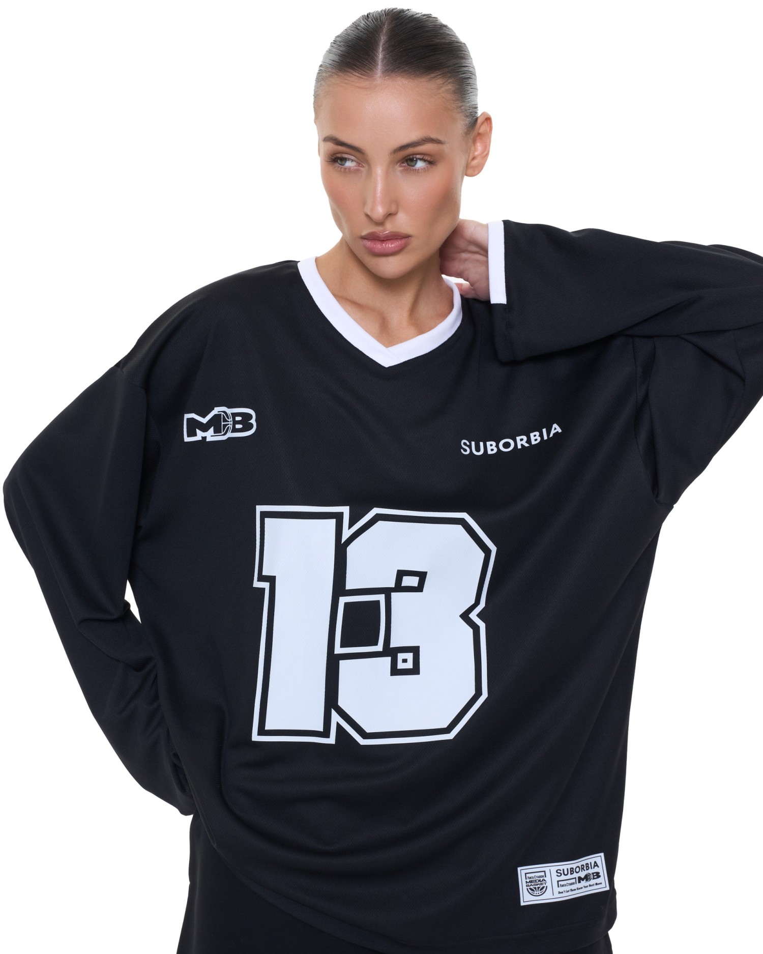 Лонгслив MEDIA BASKET Black