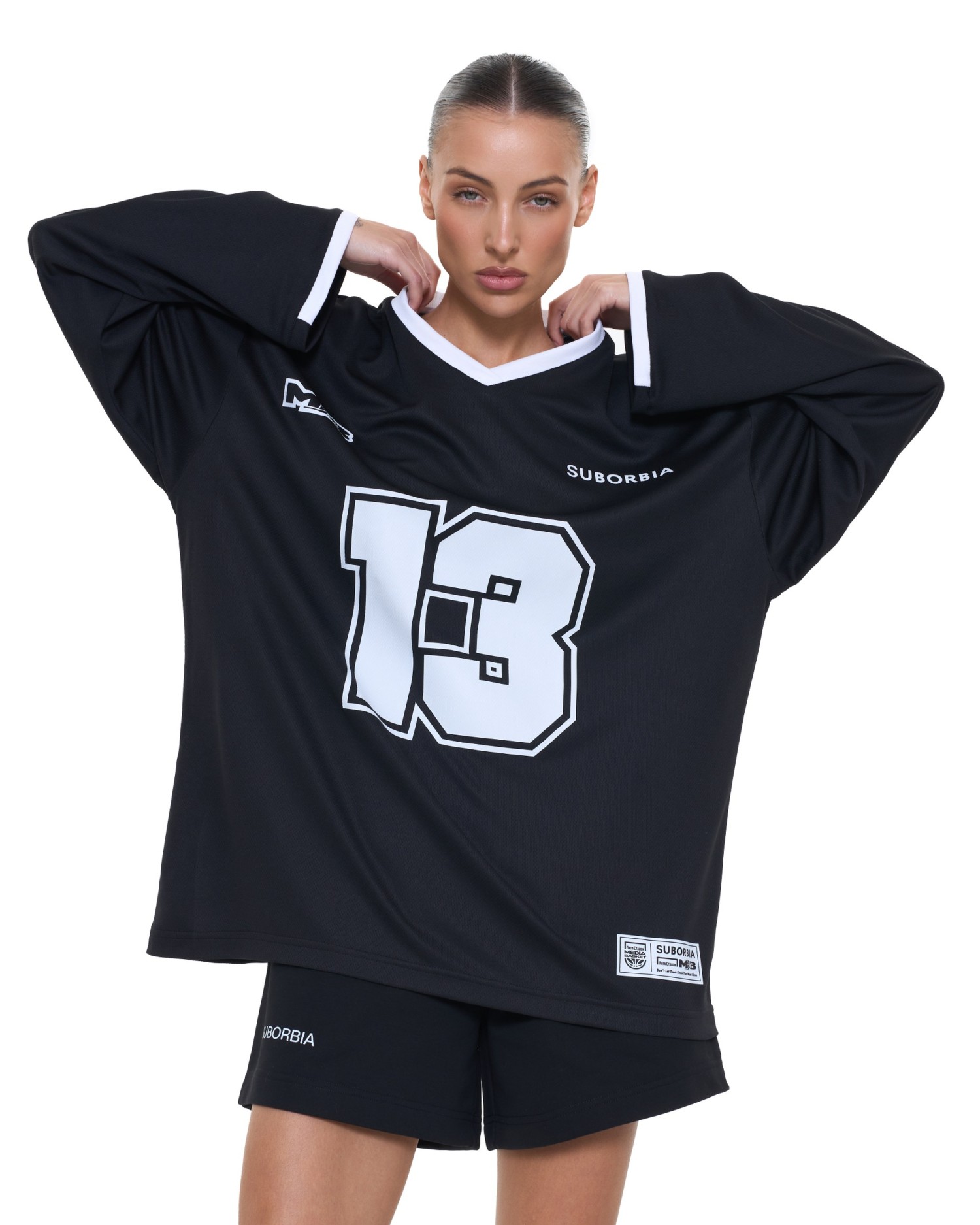 Лонгслив MEDIA BASKET Black