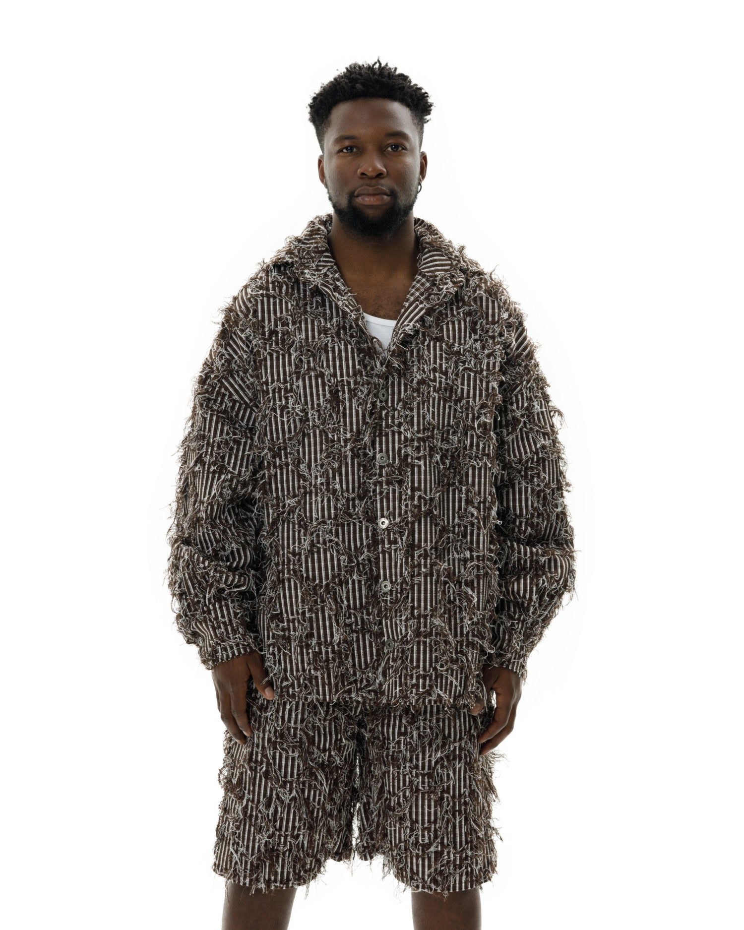 Рубашка URBAN FRINGE MEN Brown