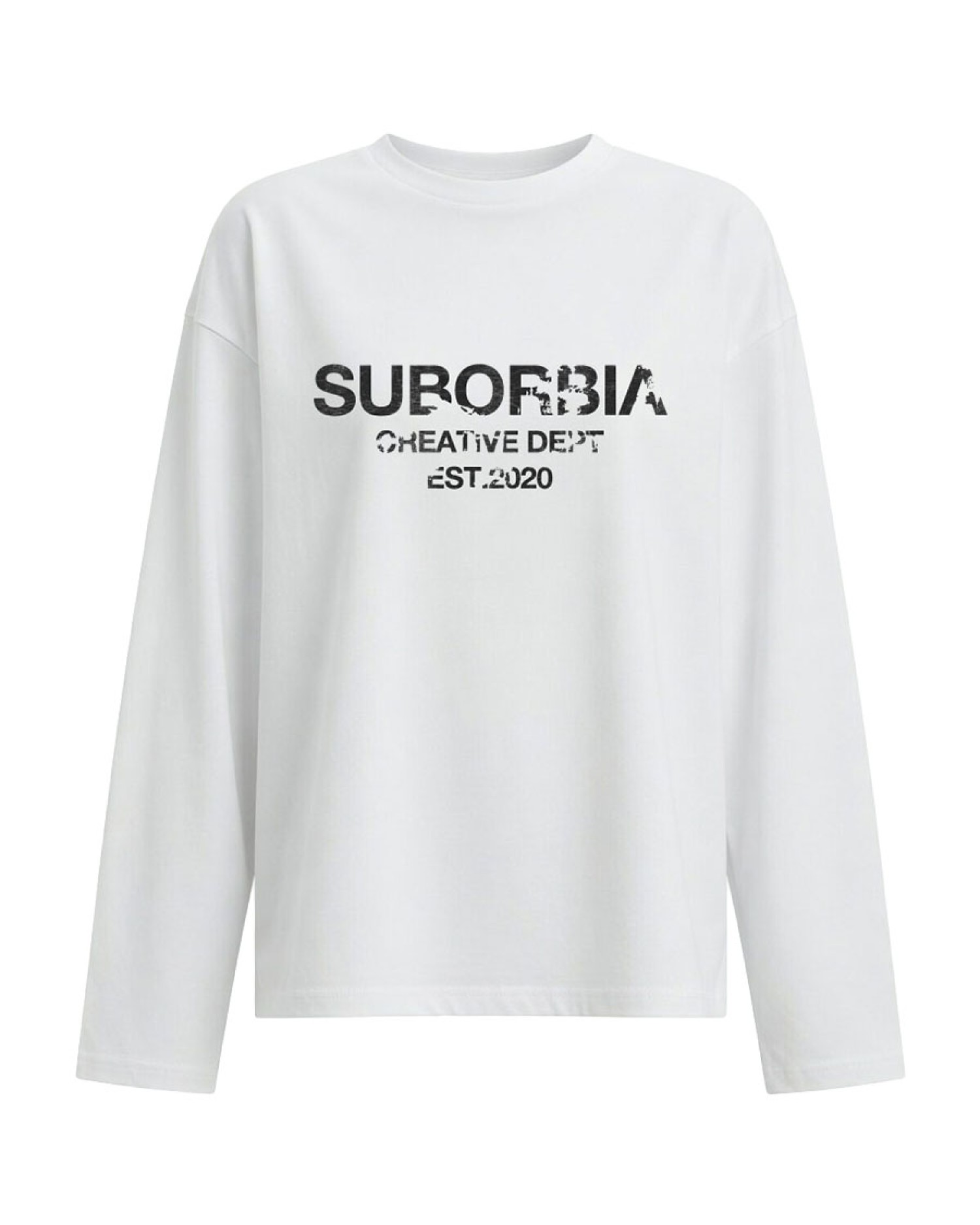 Лонгслив CREATIVE DEPT White-Black