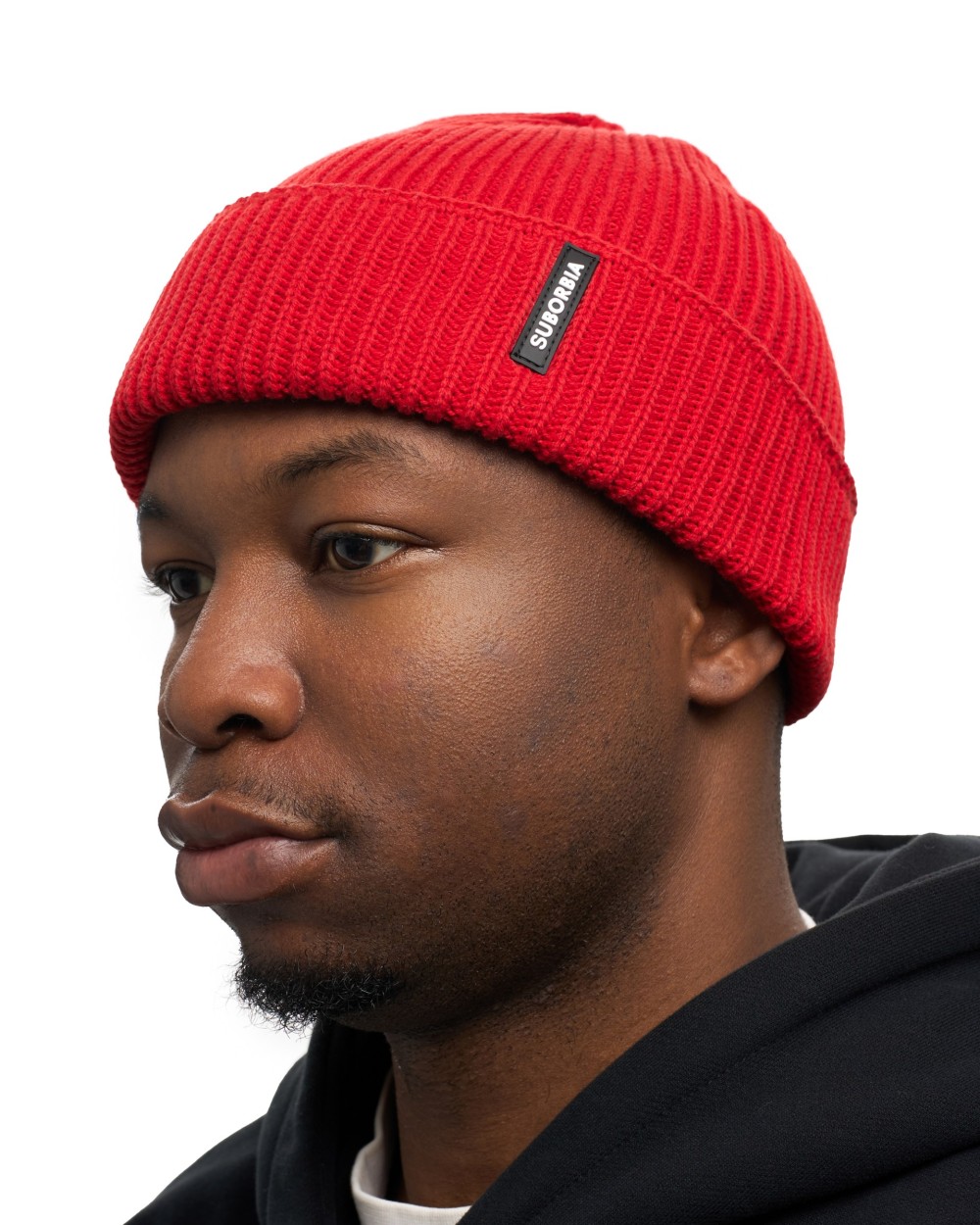Шапка бини SUBORBIA MEN Red