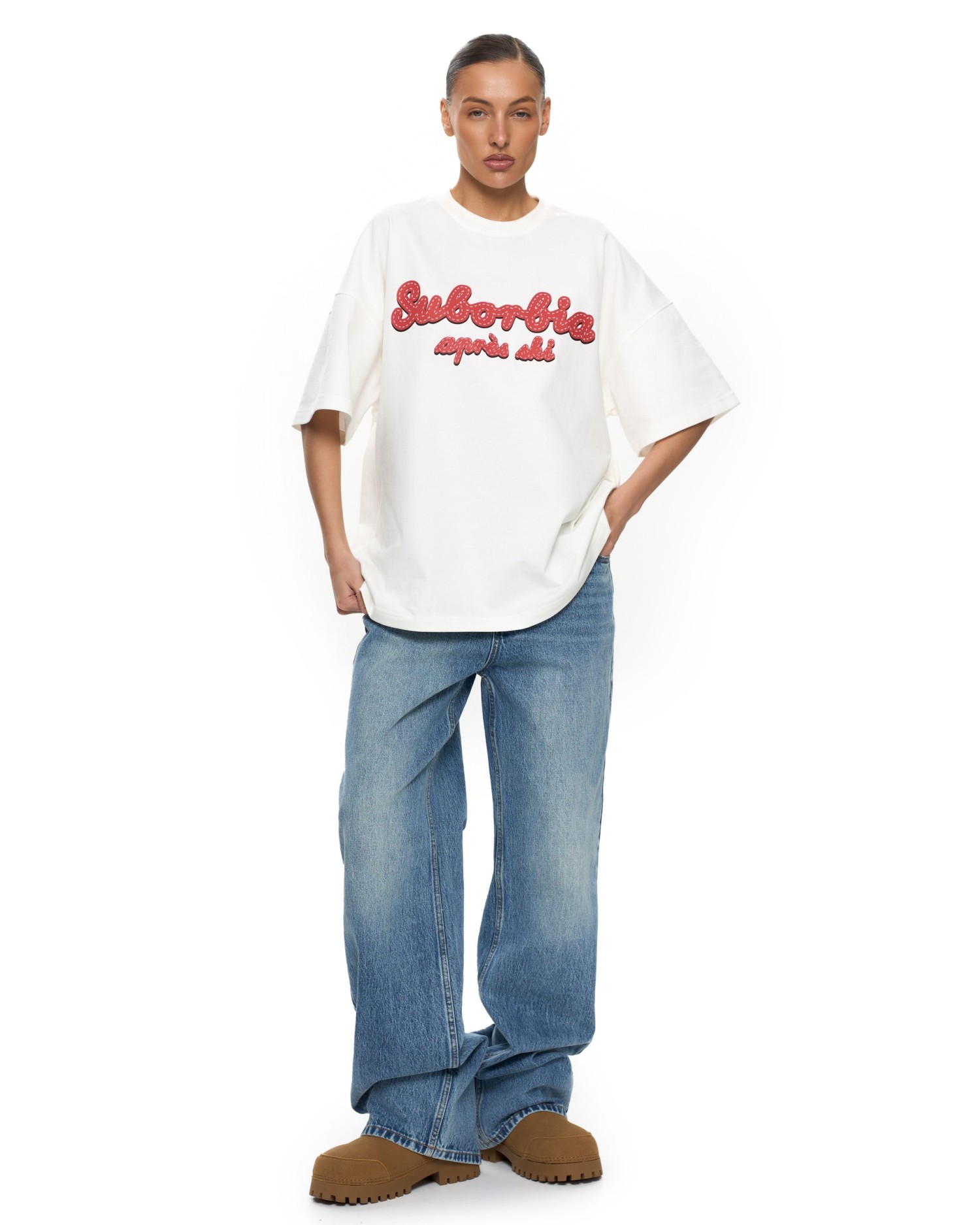 Футболка APRES SKI White-red