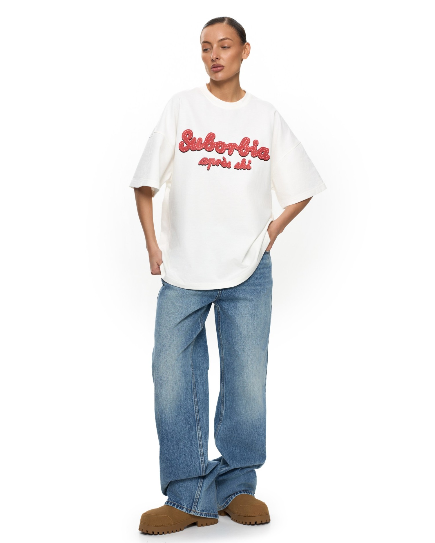 Футболка APRES SKI White-red