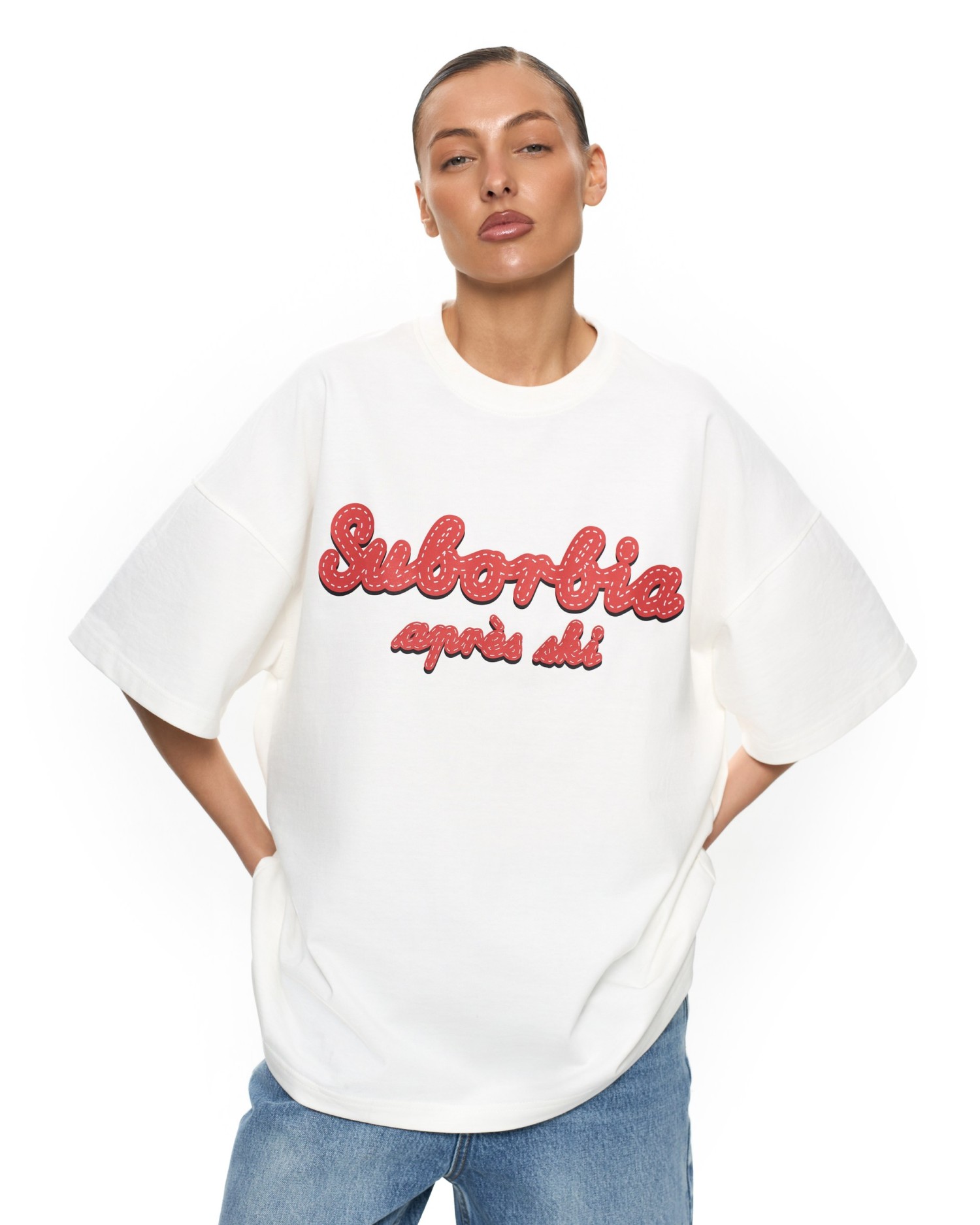 Футболка APRES SKI White-red