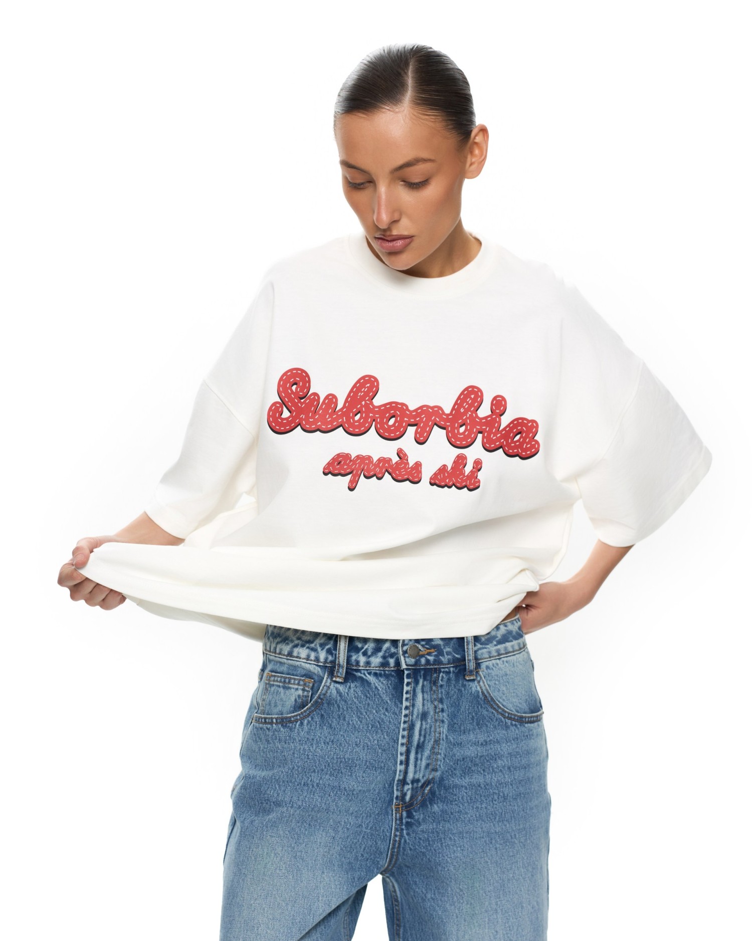 Футболка APRES SKI White-red