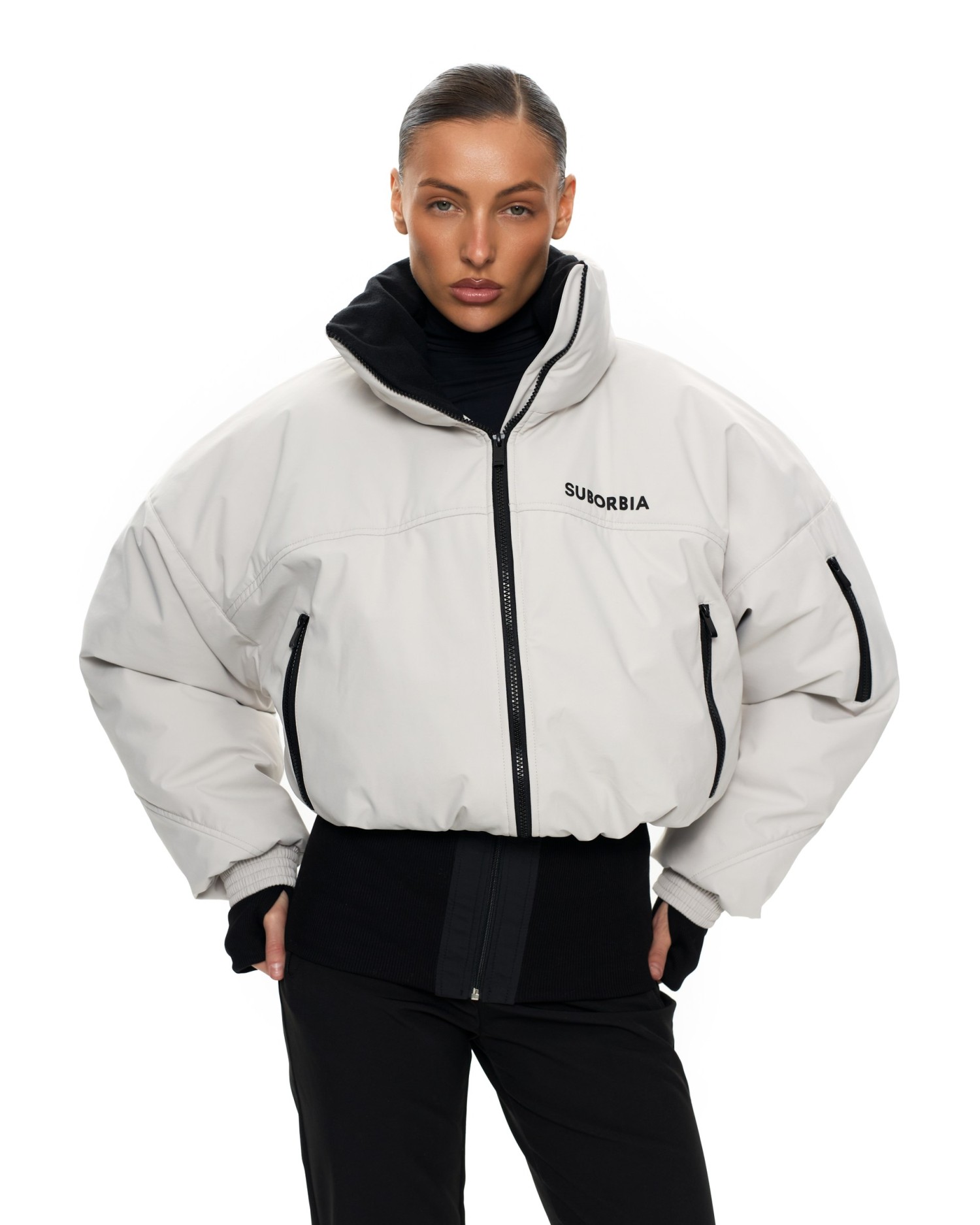 Бомбер APRES SKI White stone