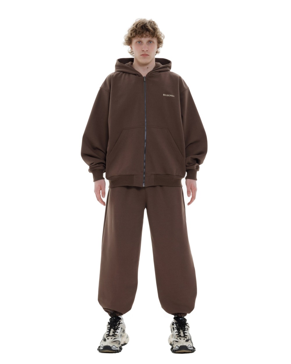 Худи ZIP TERMINAL S `25 MEN Brown