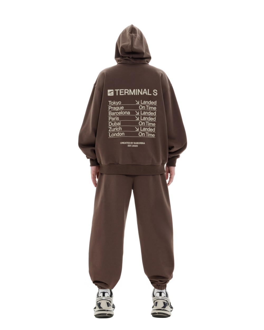 Худи ZIP TERMINAL S `25 MEN Brown