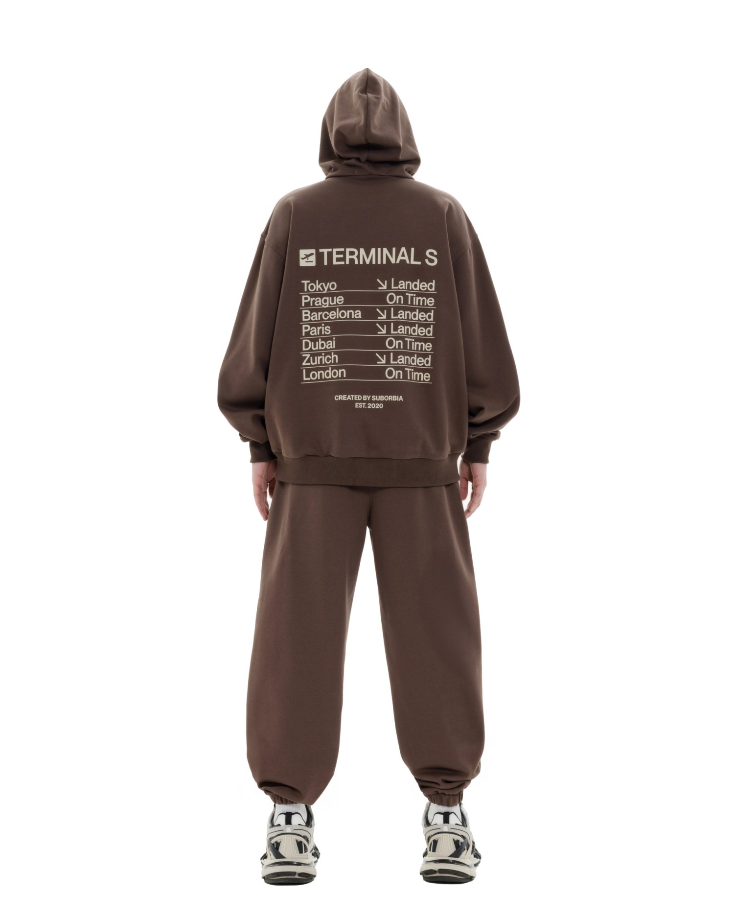 Худи ZIP TERMINAL S `25 MEN Brown