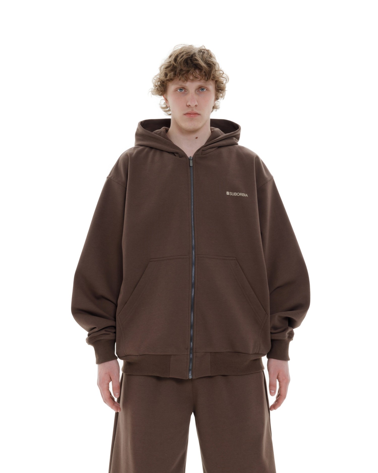 Худи ZIP TERMINAL S `25 MEN Brown