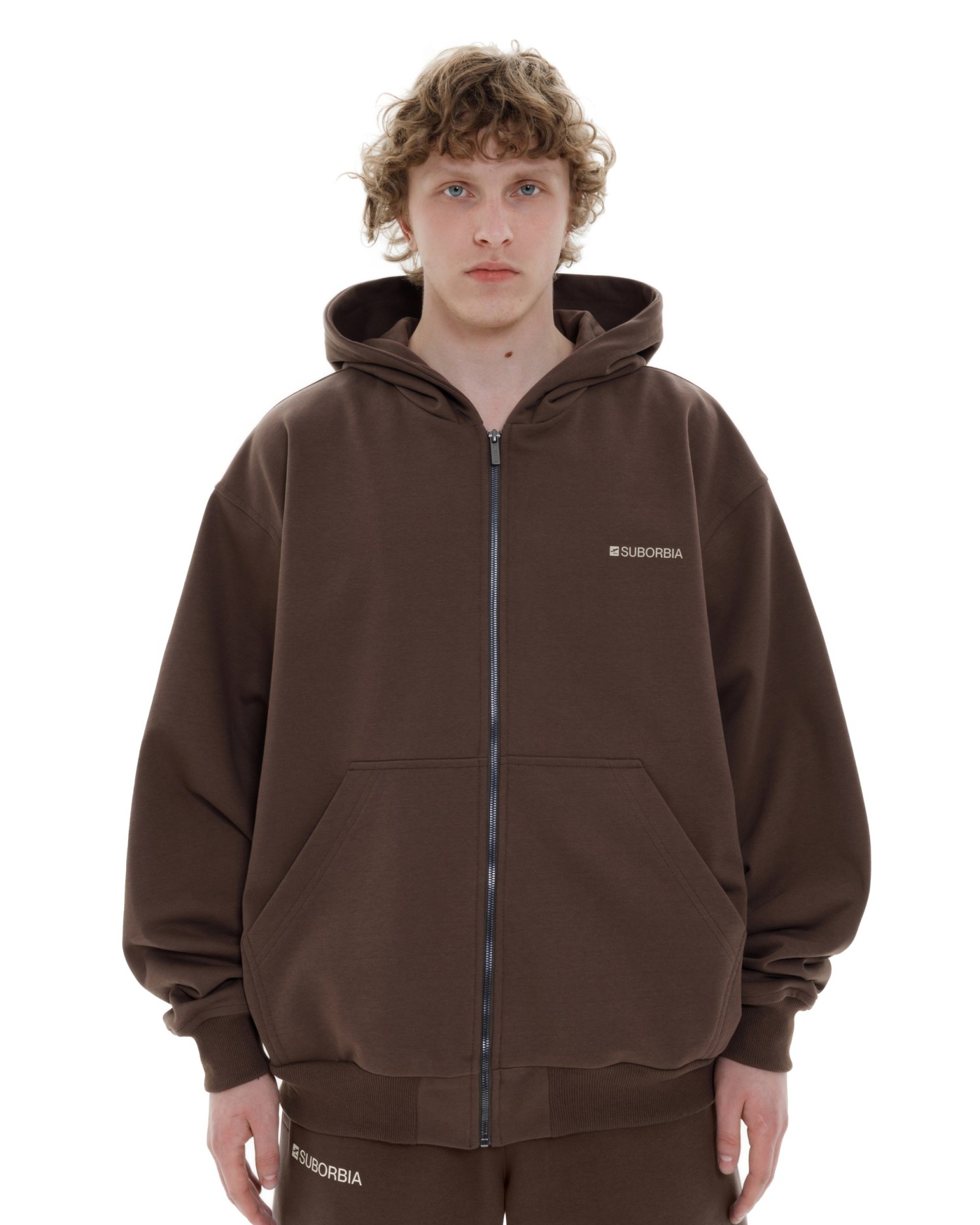 Худи ZIP TERMINAL S `25 MEN Brown