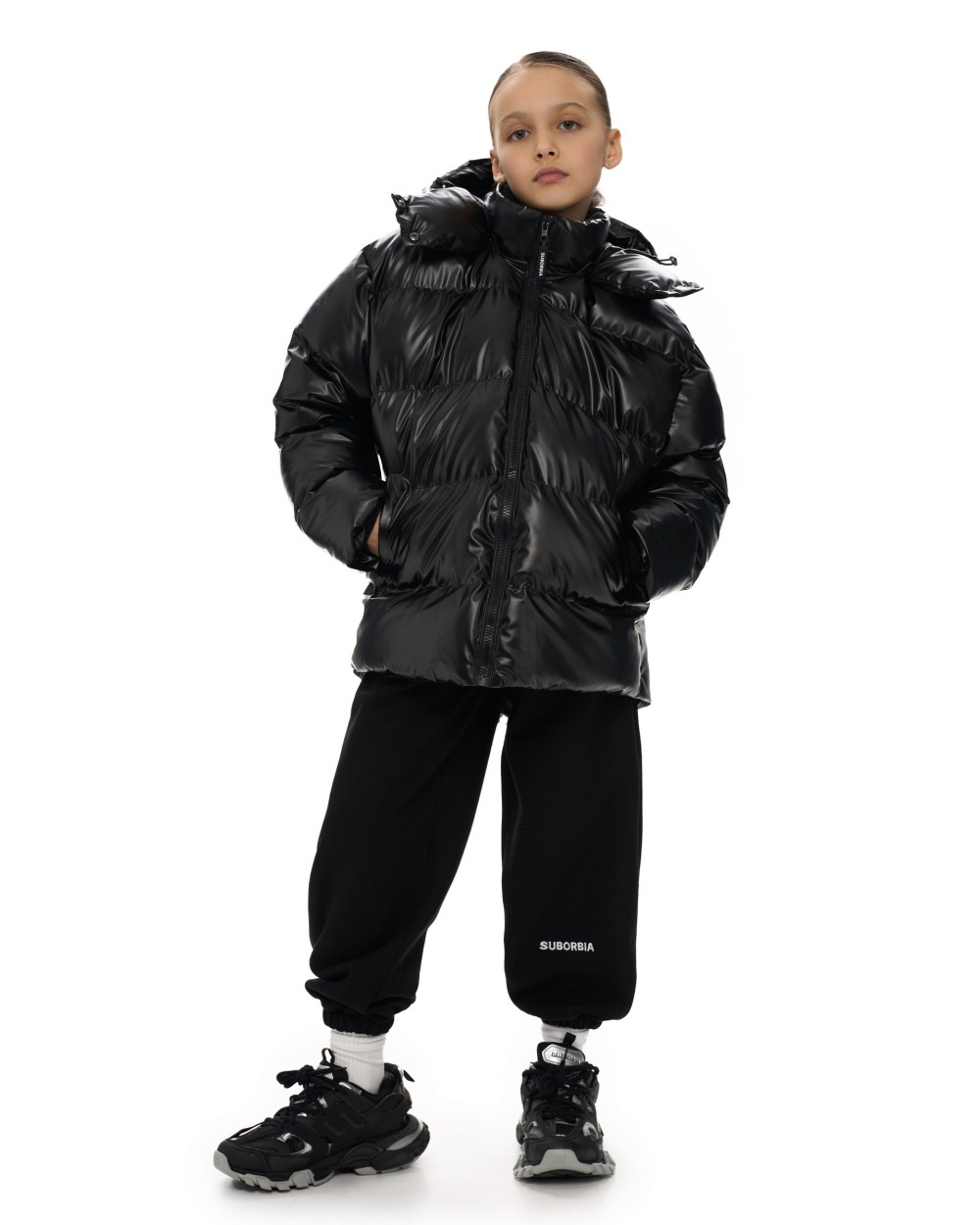 Пуховик SPACE kids Black