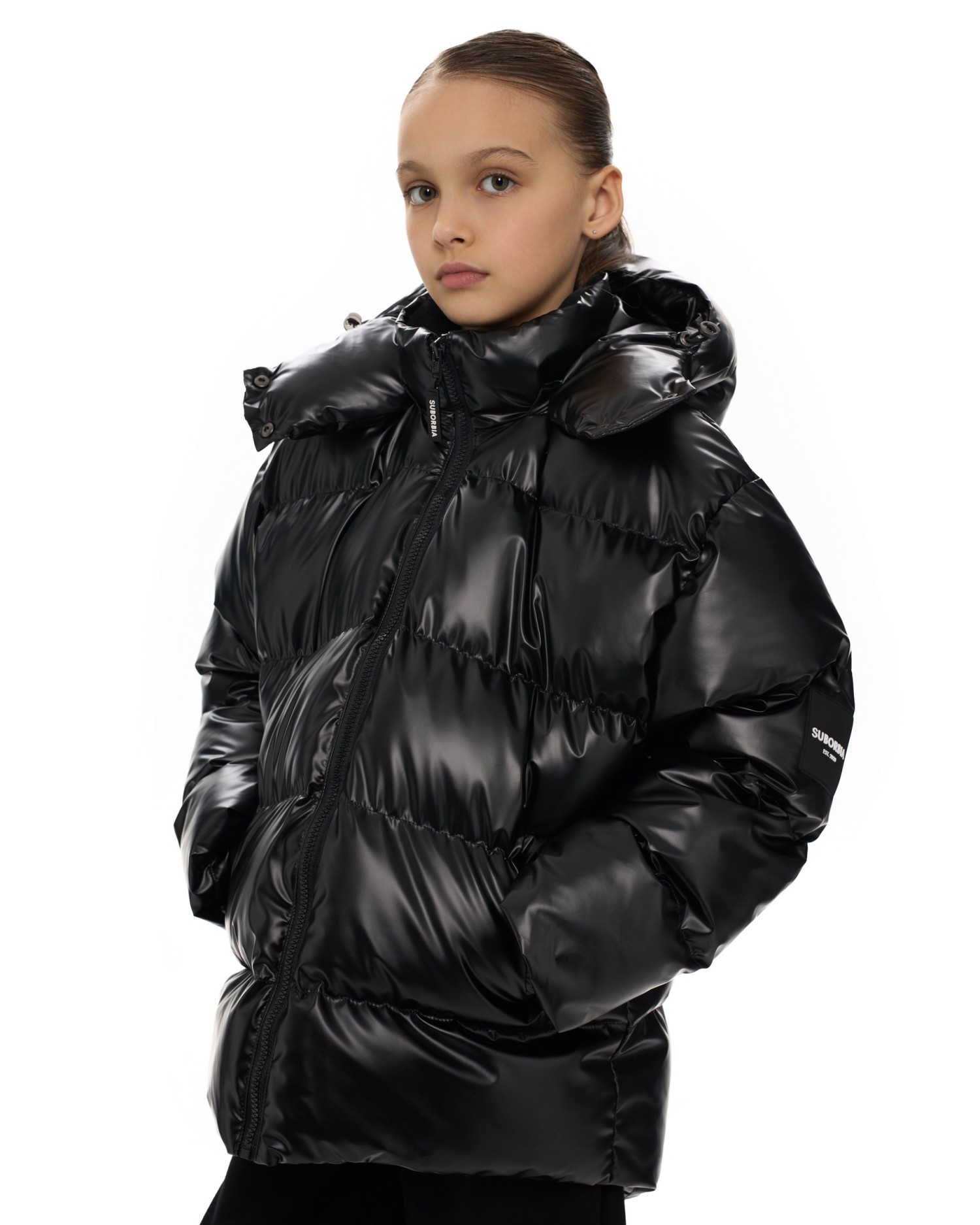 Пуховик SPACE kids Black