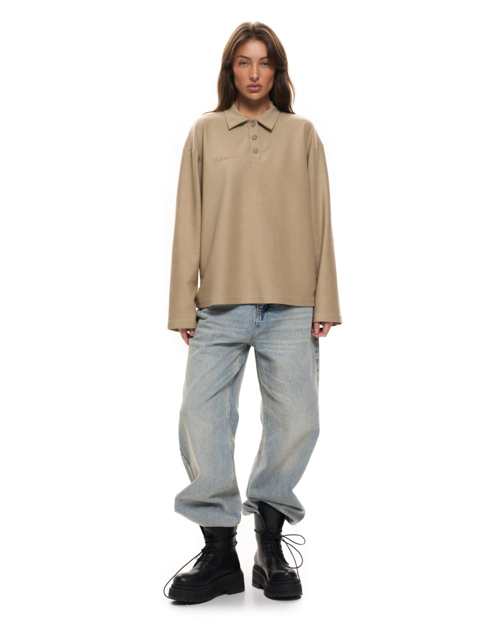 Поло FLOW FW25 Beige