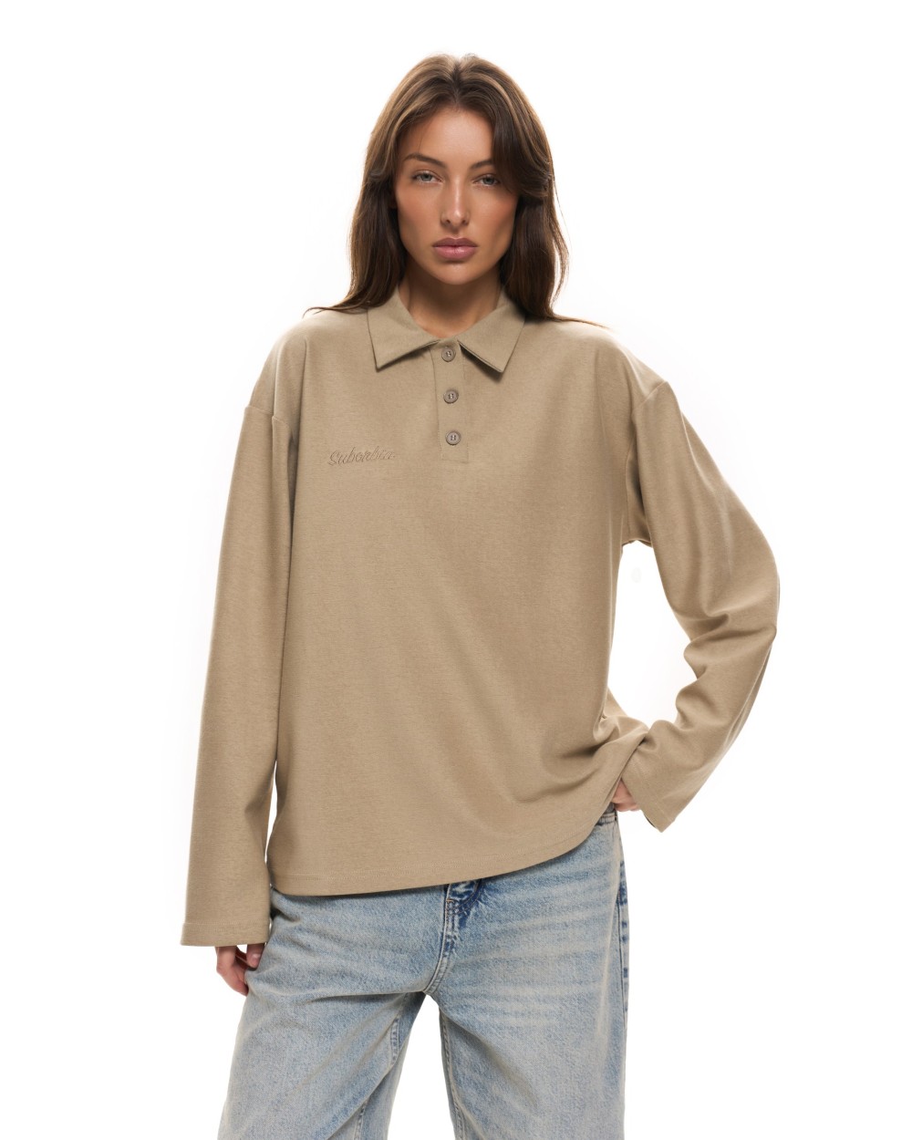 Поло FLOW FW25 Beige