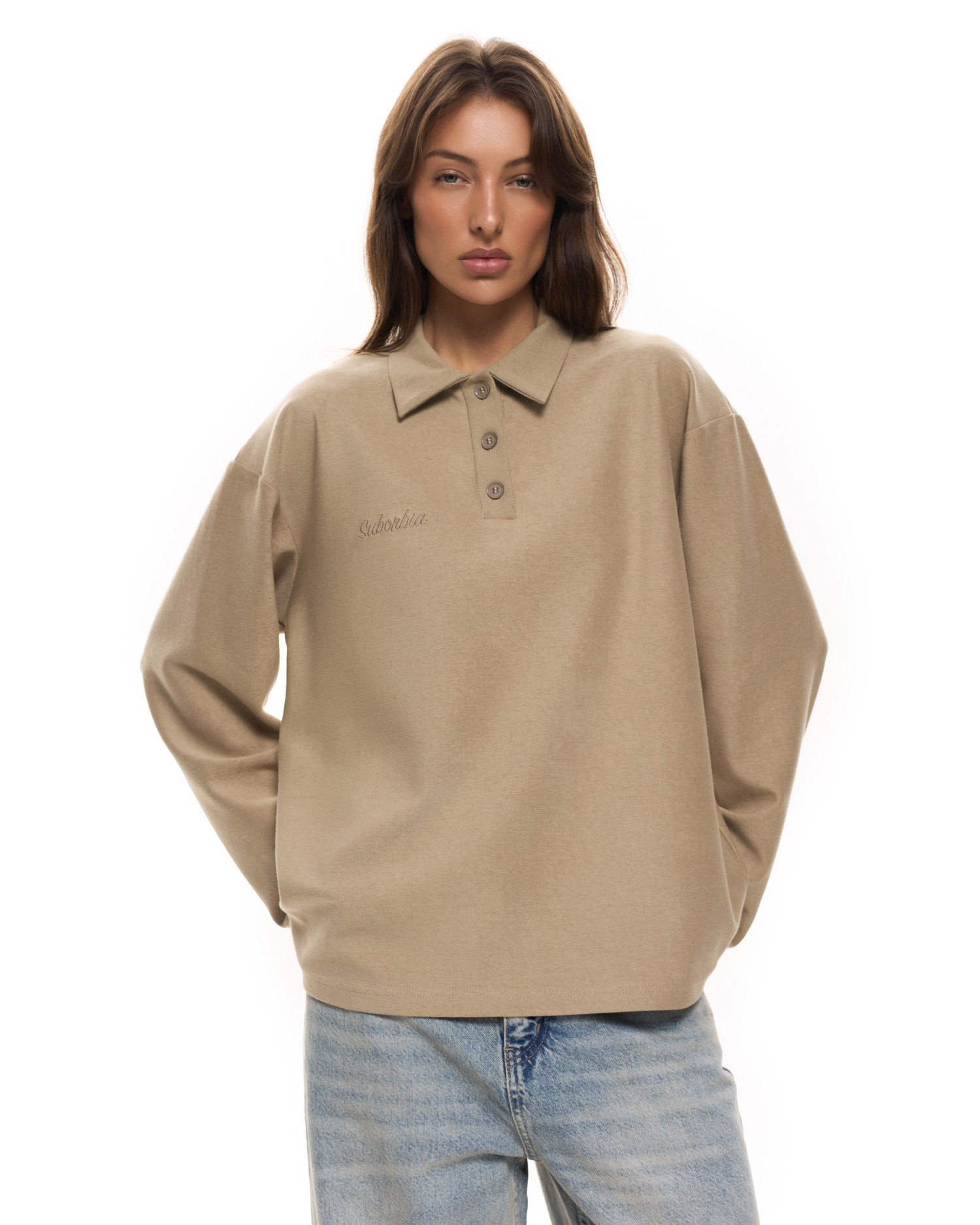 Поло FLOW FW25 Beige