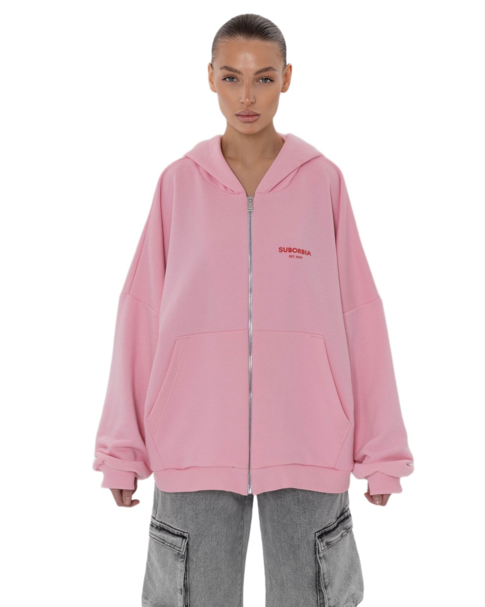 Худи ZIP Pink
